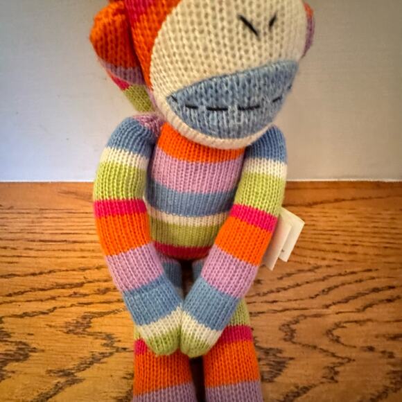 Seasons of Cannon Falls Vintage Sock Monkey Magnetic Hands Feet 2009 Rainbow - Picture 3 of 16